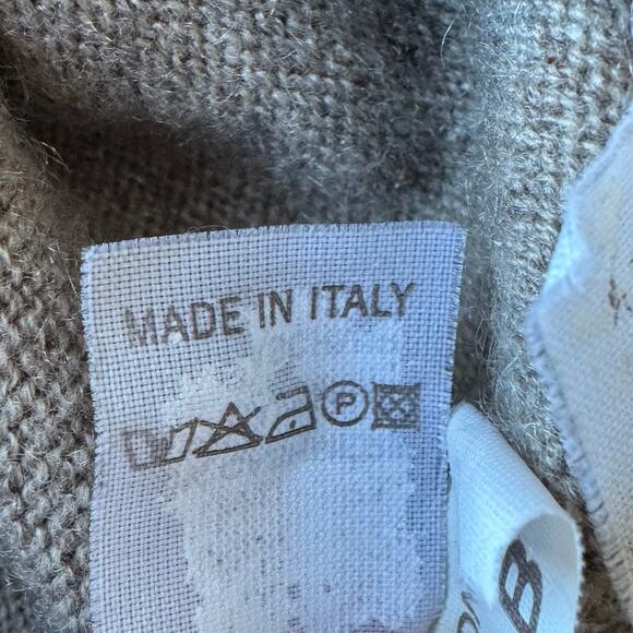 BRUNELLO CUCINELLI for Bergdorf Goodman Oatmeal Cashmere Cardigan - Picture 9 of 9